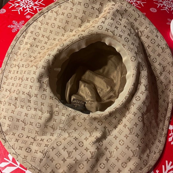 LOUIS VUITTON BEIGE MONOGRAM PANAMA HAT (SIZE SMALL) - Picture 10 of 10